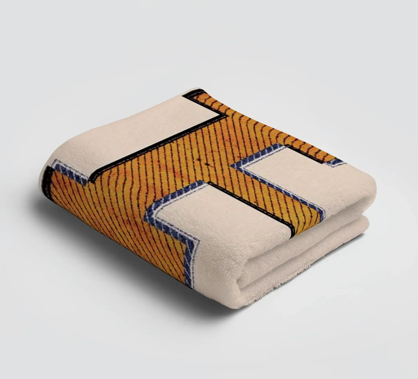 H badhanddoek van Andreas Jarner