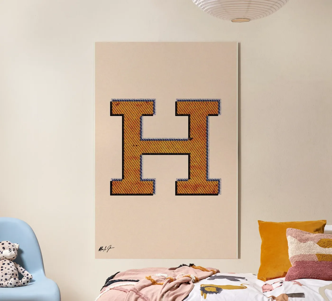 H Acryl-Glas von Andreas Jarner
