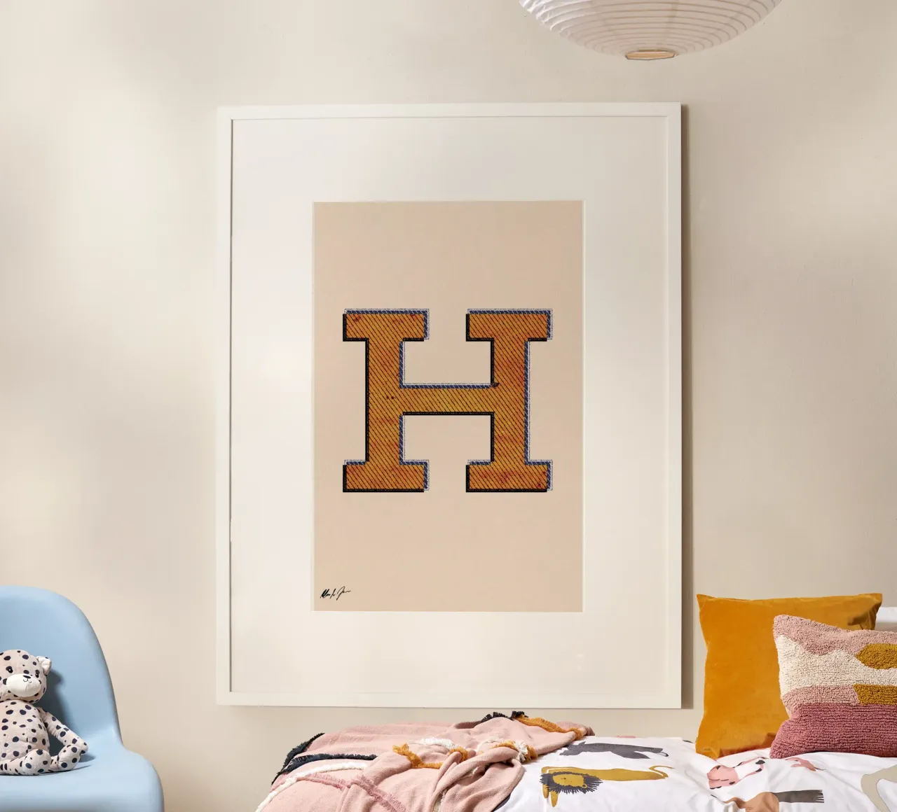 H poster by Andreas Jarner