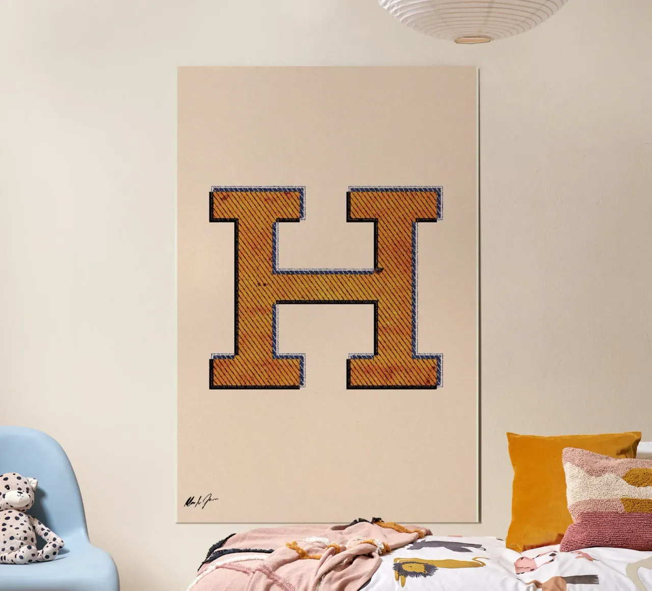 H poster by Andreas Jarner