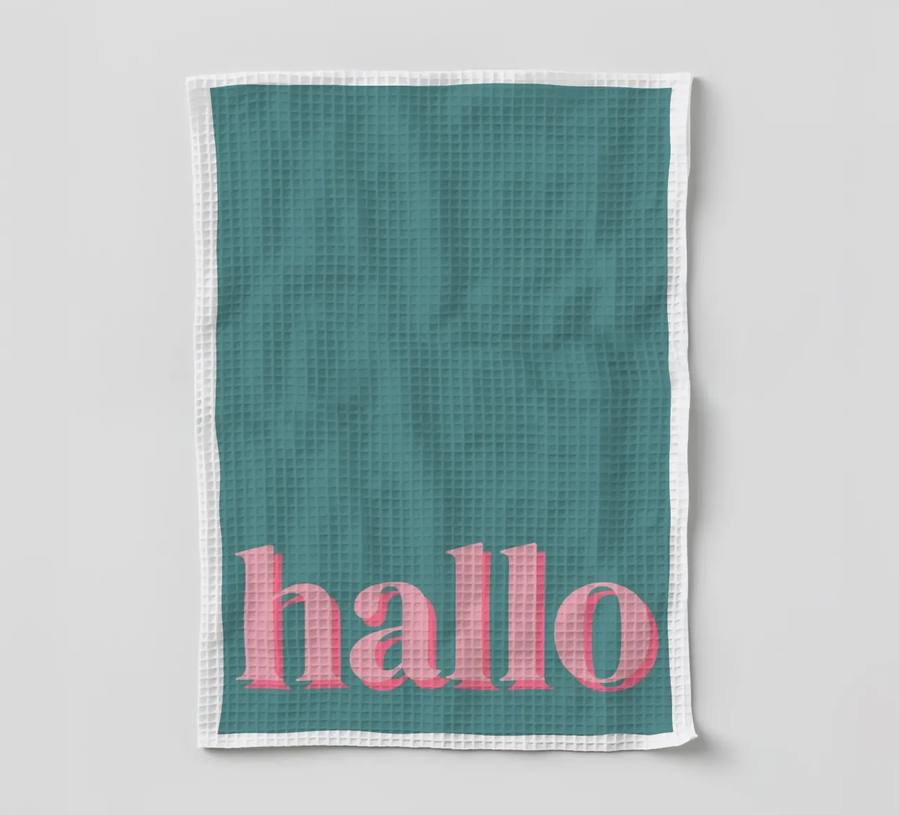 Hallo Typography Print torchon de pdigitalprints