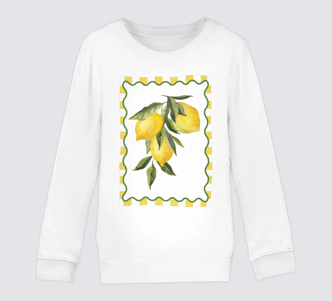 Cucina fresca di design agli agrumi felpa bambino da pdigitalprints