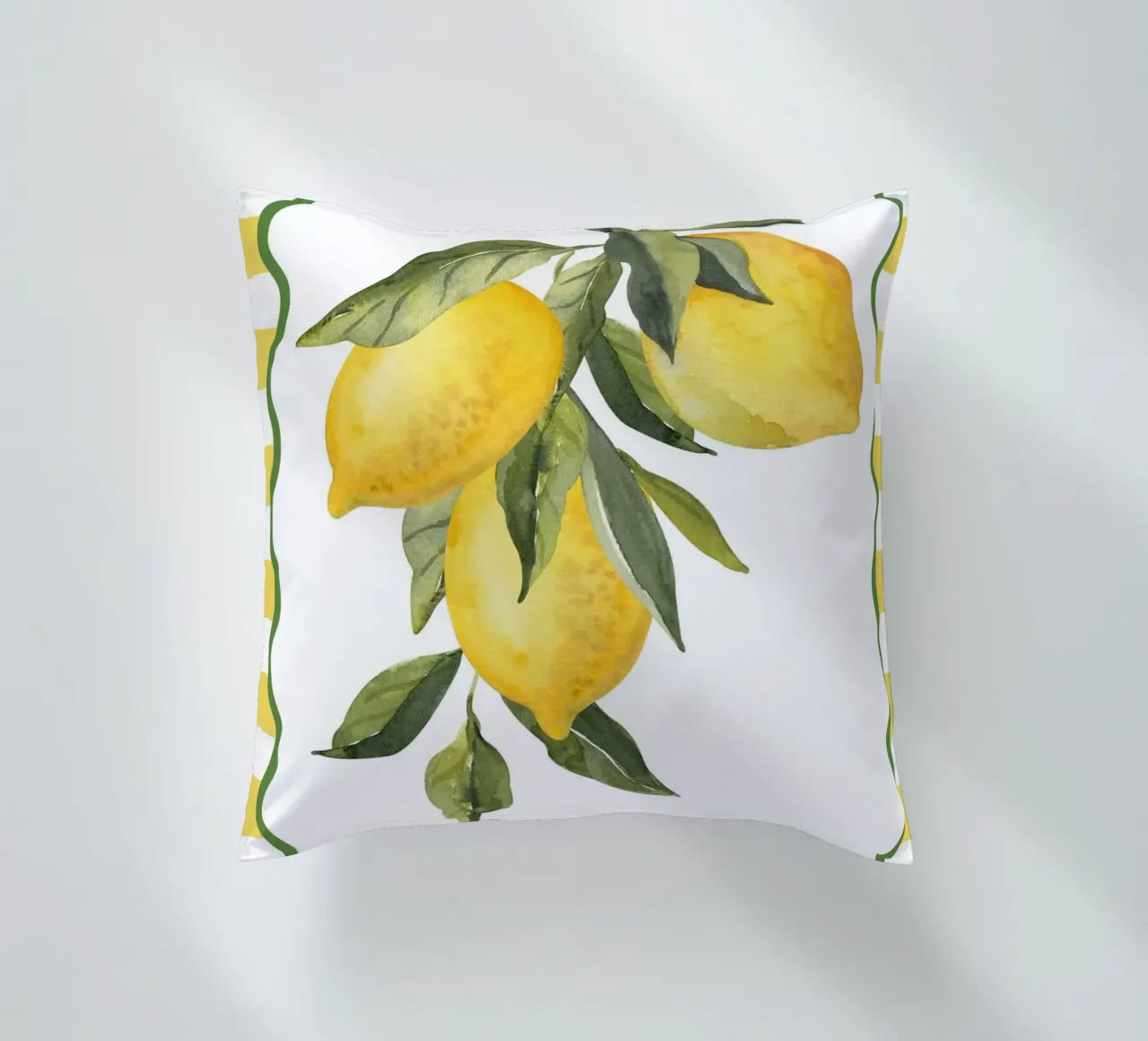 Cucina fresca di design agli agrumi cuscino da pdigitalprints