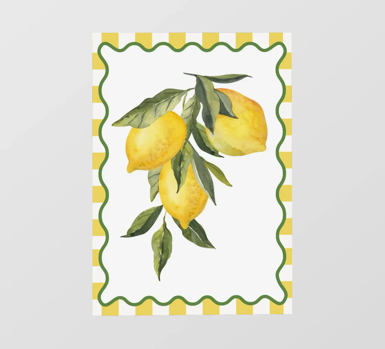 Cucina fresca di design agli agrumi telo in pvc da pdigitalprints