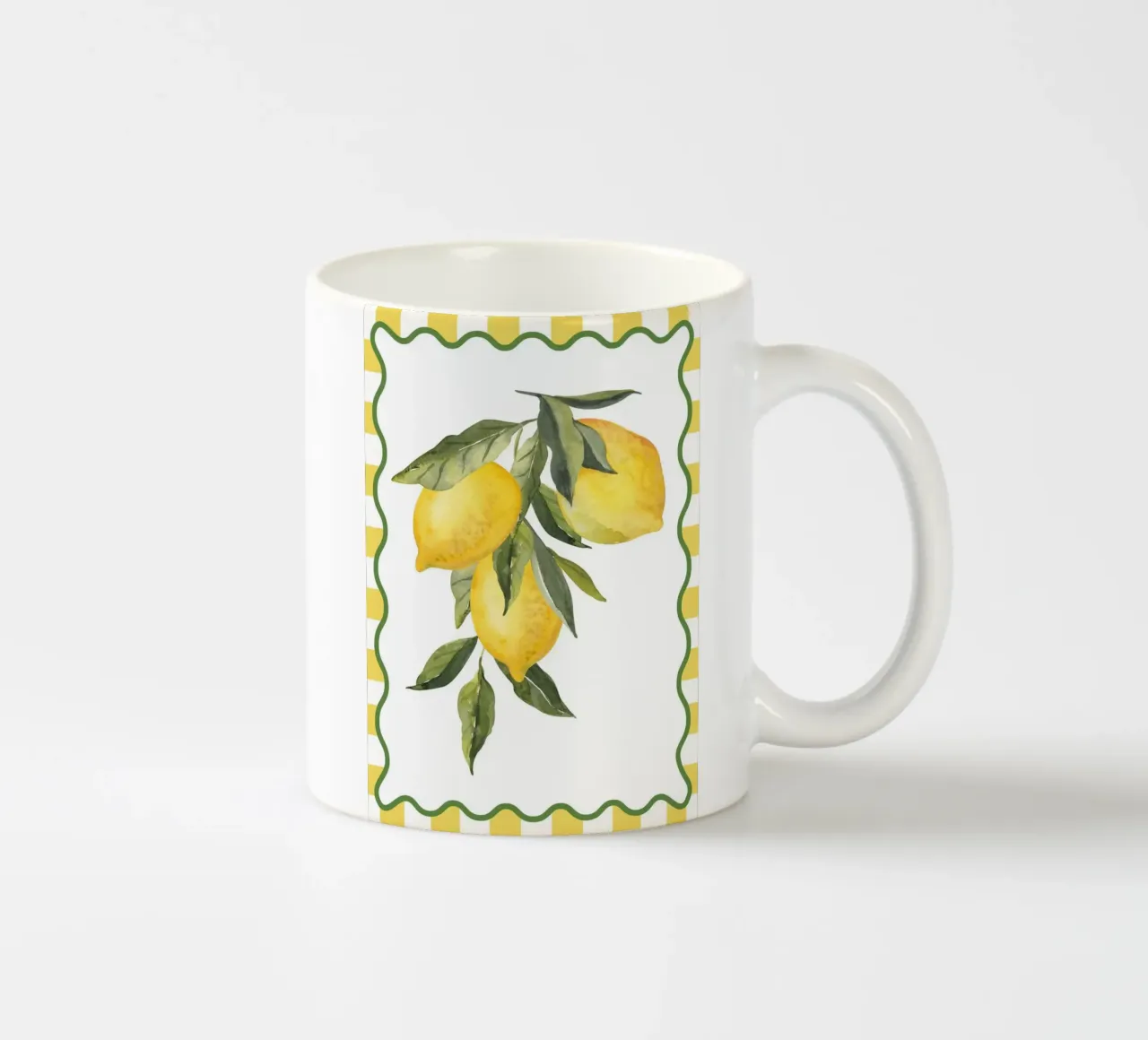 Cucina fresca di design agli agrumi tazza in ceramica da pdigitalprints