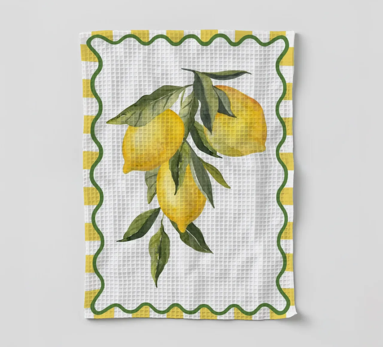 Cucina fresca di design agli agrumi canovaccio da cucina da pdigitalprints