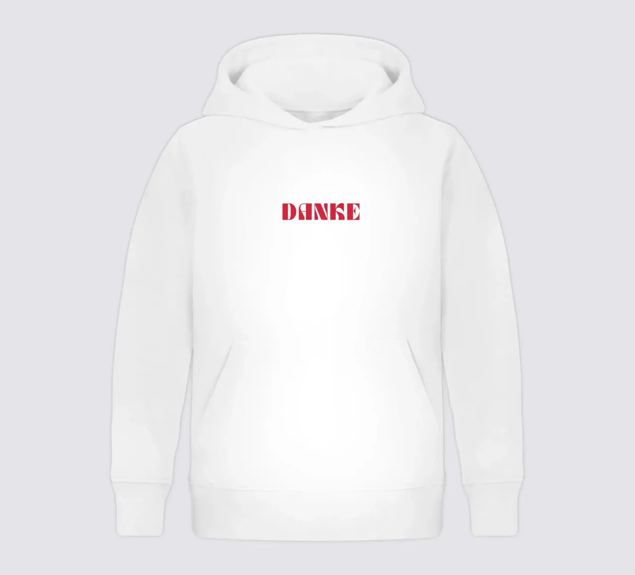 Grazie Typography Design felpa bambino con cappuccio da pdigitalprints
