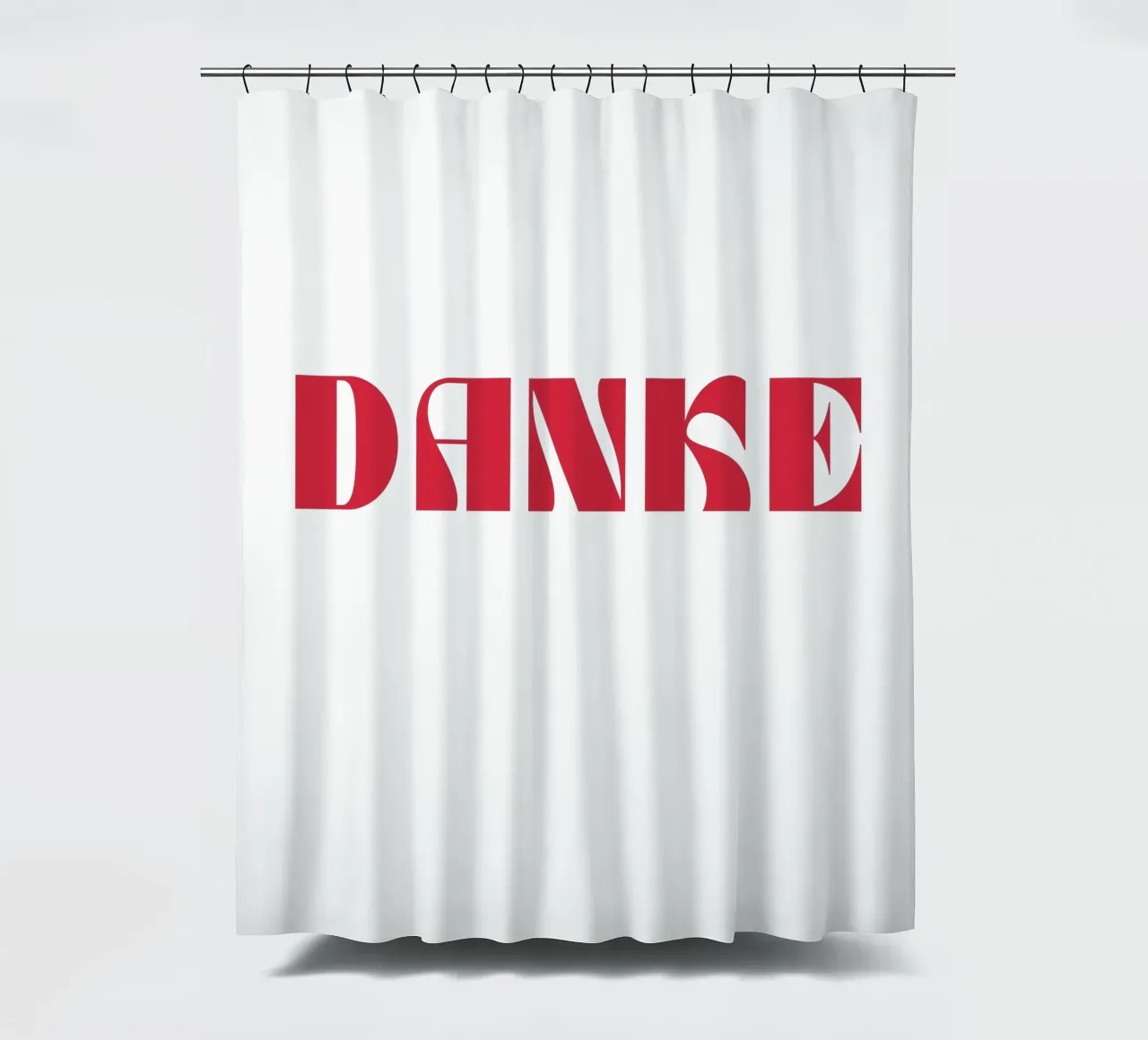 Grazie Typography Design tenda da doccia da pdigitalprints