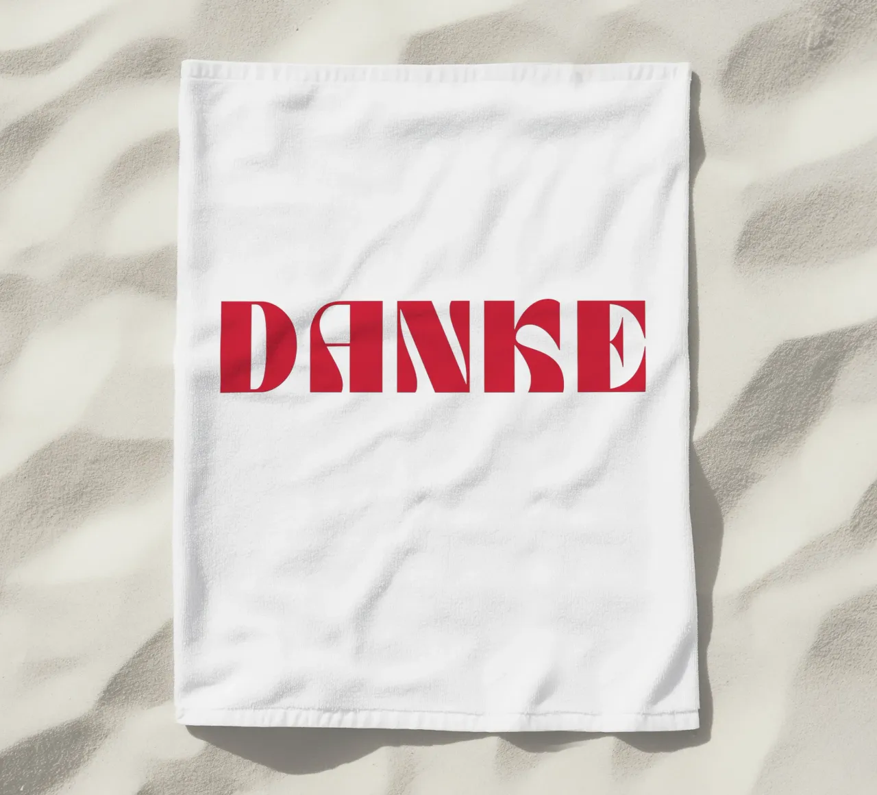 Grazie Typography Design telo mare da pdigitalprints