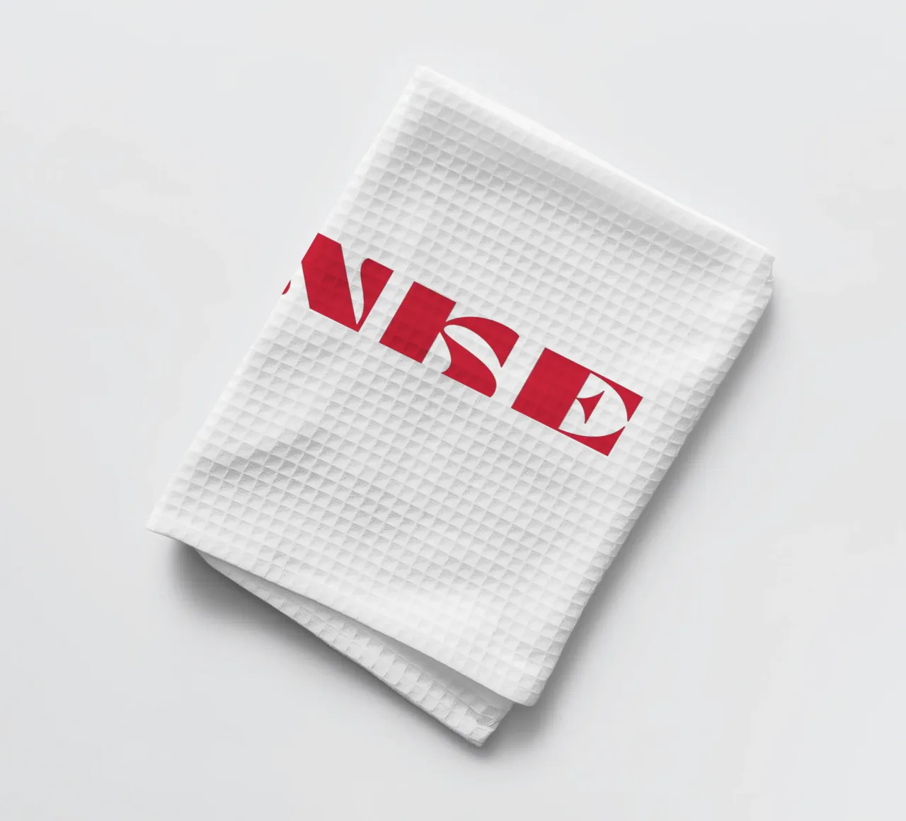 Grazie Typography Design canovaccio da cucina da pdigitalprints