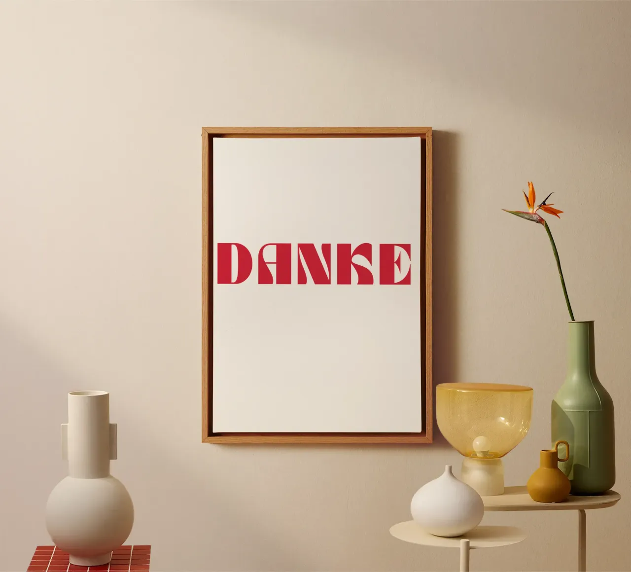 Grazie Typography Design tela da pdigitalprints