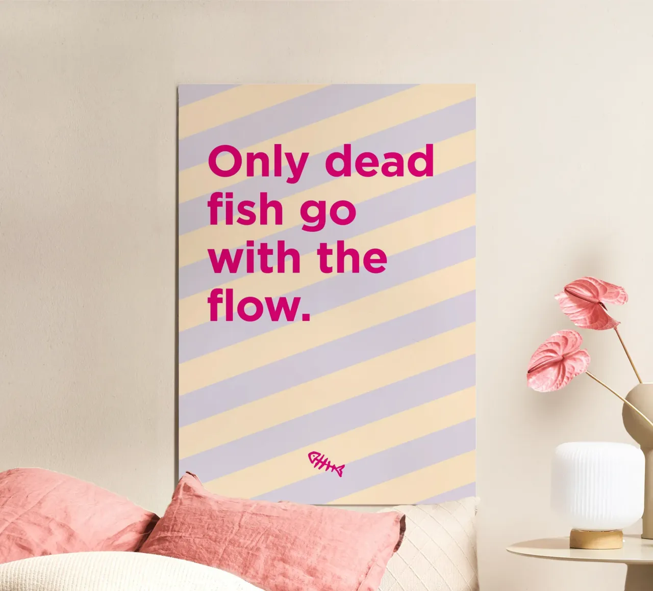 Dead fish poster da Art Fart