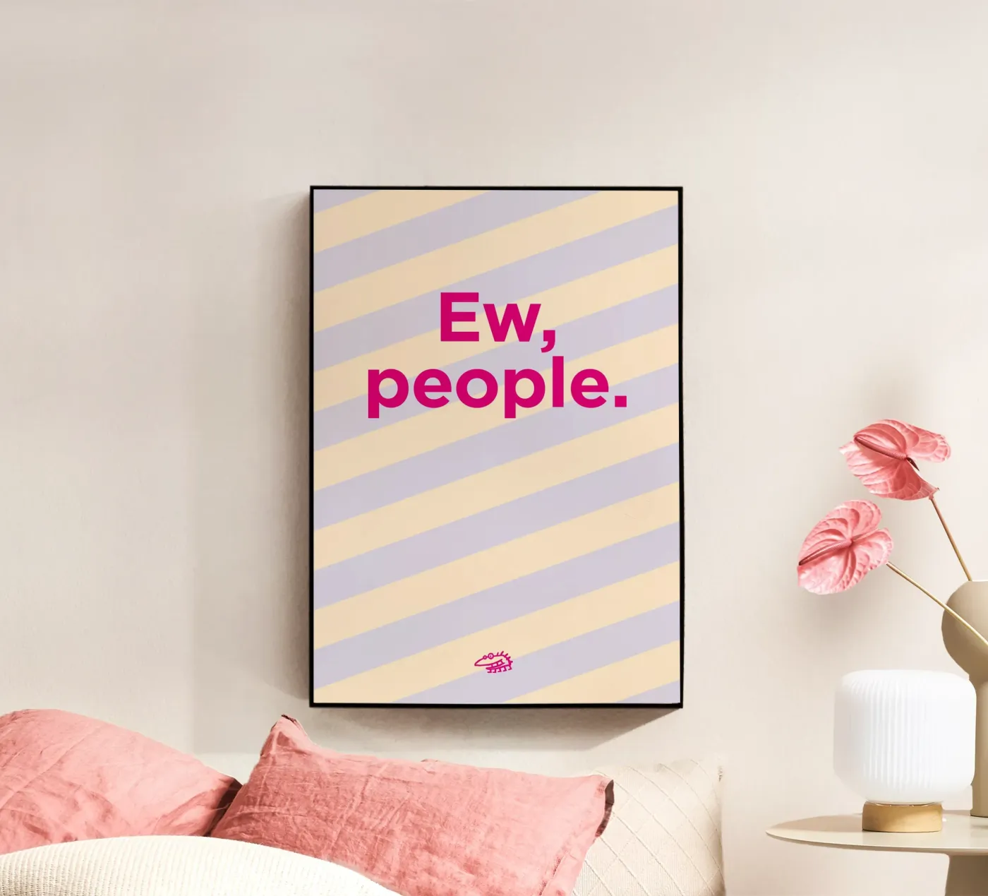 Ew, people. plexiglass da Art Fart