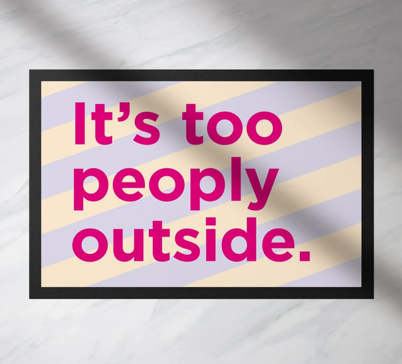 Peoply doormat by Art Fart