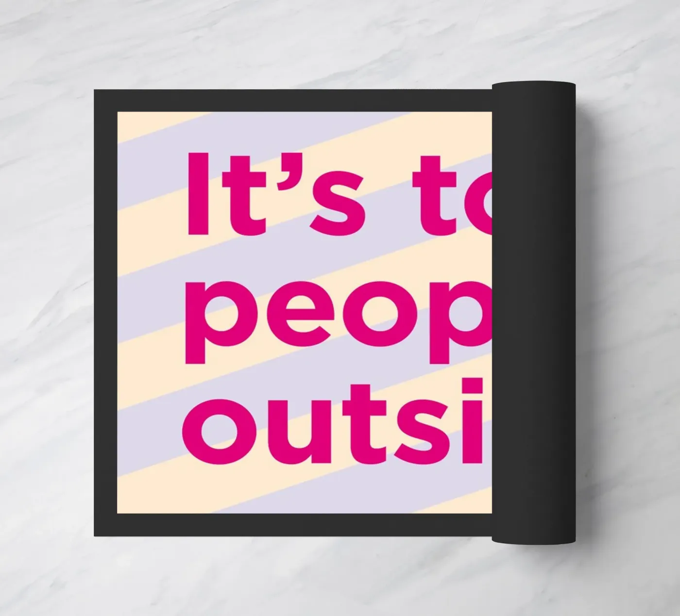 Peoply doormat by Art Fart