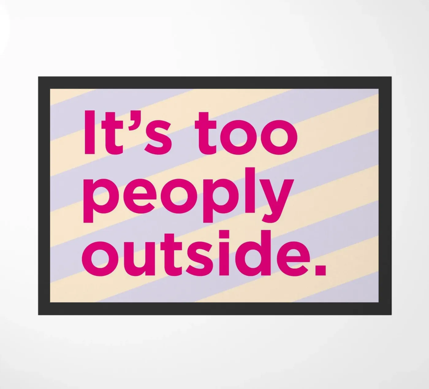 Peoply doormat by Art Fart