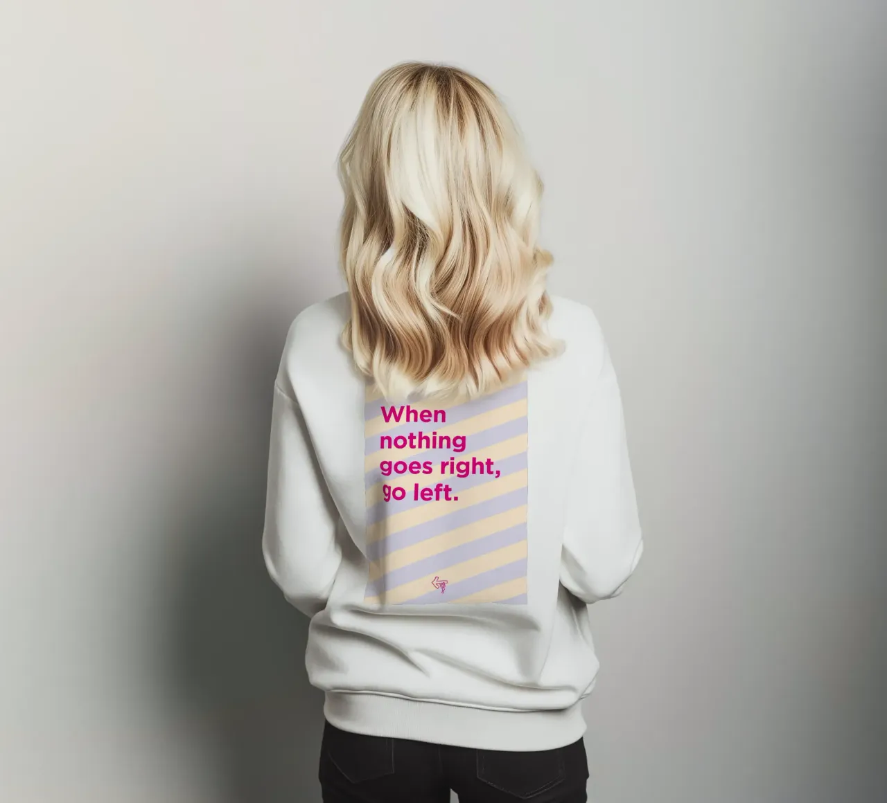 Go left. felpa da Art Fart