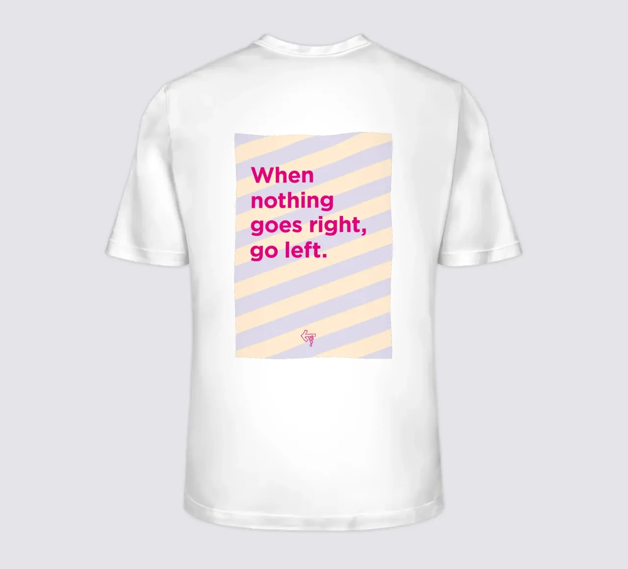 Go left. t-shirt da Art Fart
