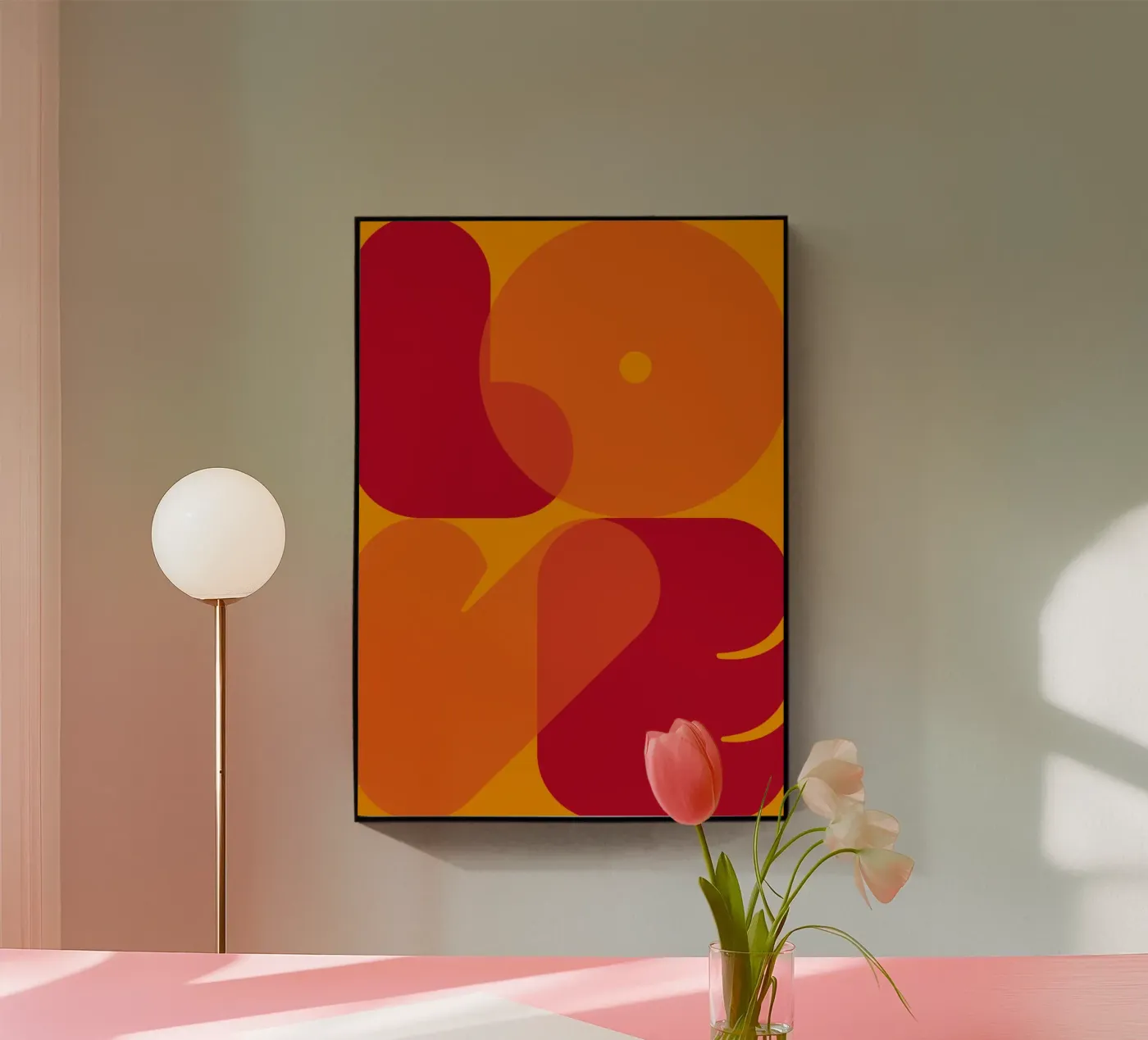Love 01 Acryl-Glas von Art Fart