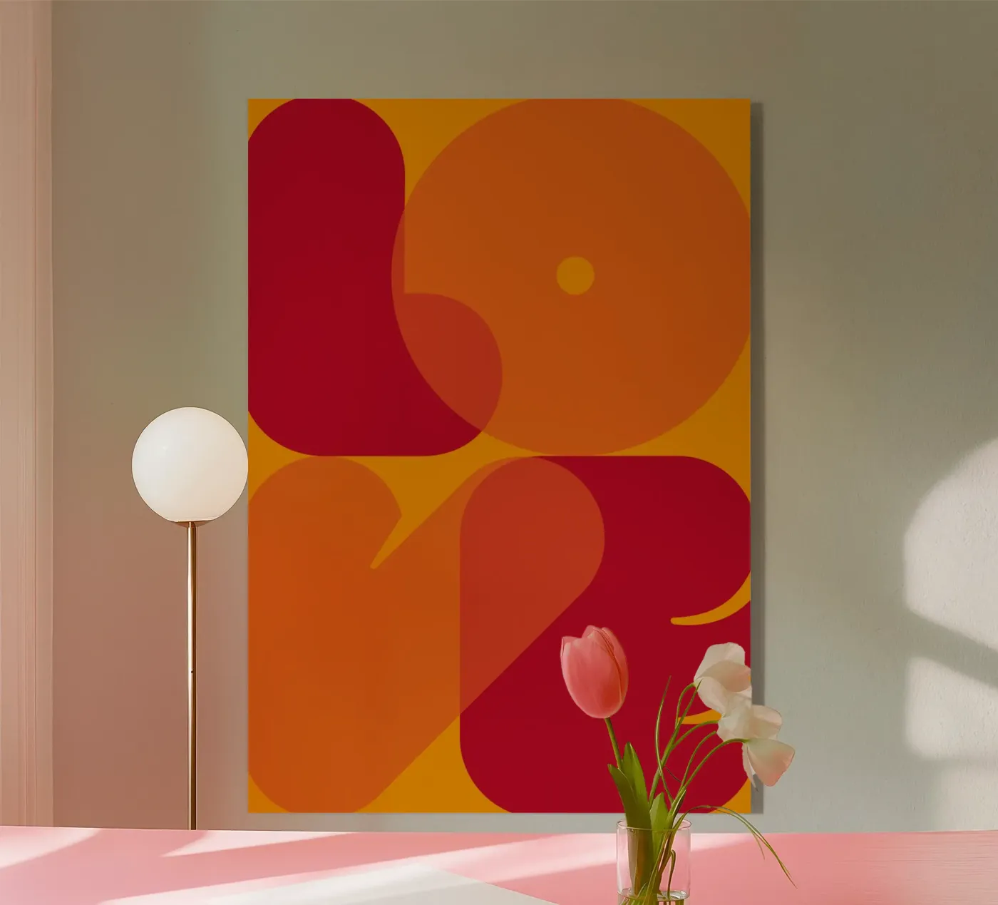Love 01 Acryl-Glas von Art Fart