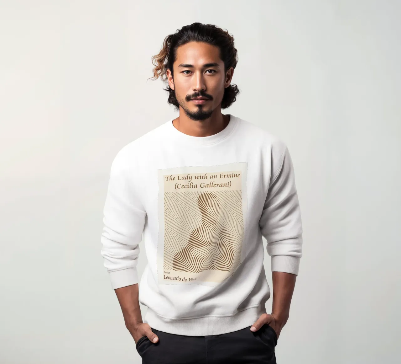 La dama del armiño - Leonardo da Vinci sudadera de Doa Project