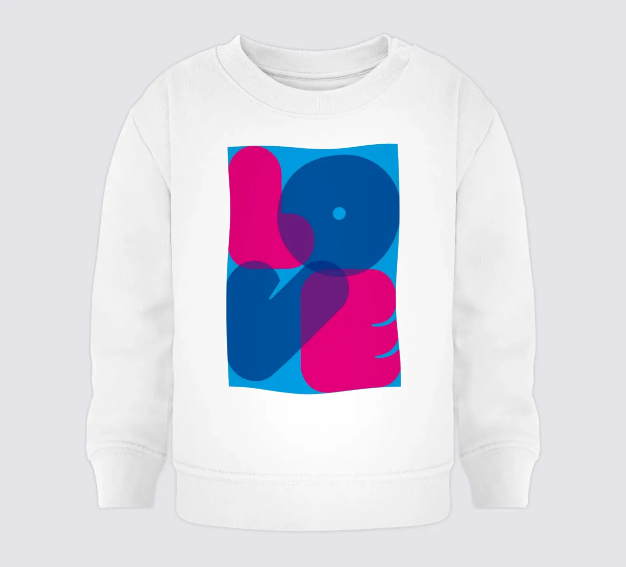 Love 03 felpa neonato da Art Fart