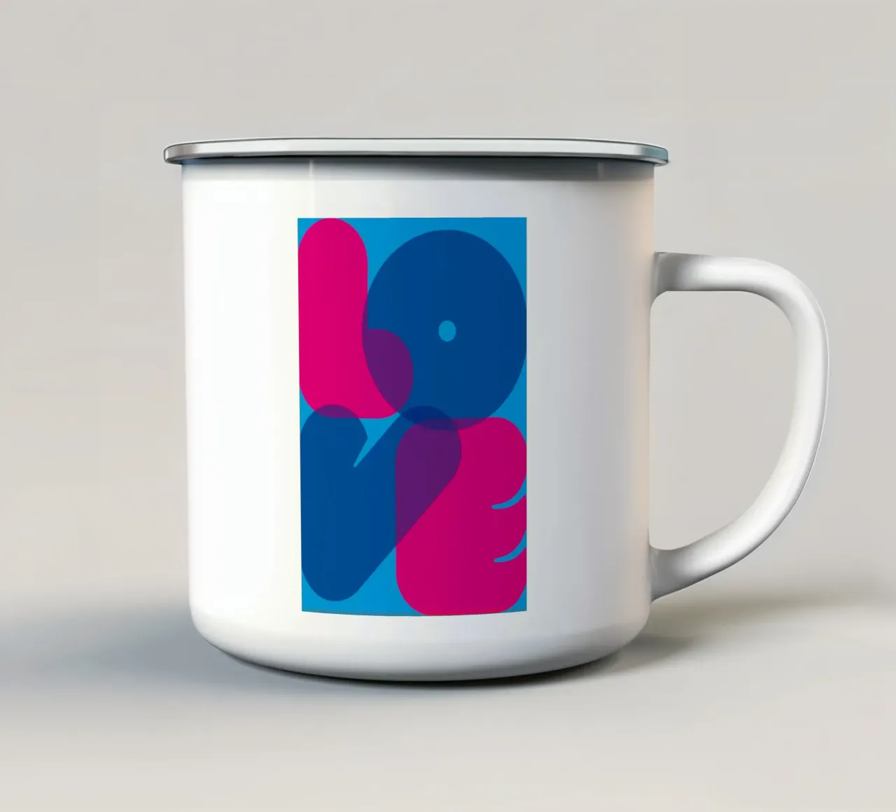 Love 03 tazza in smalto da Art Fart