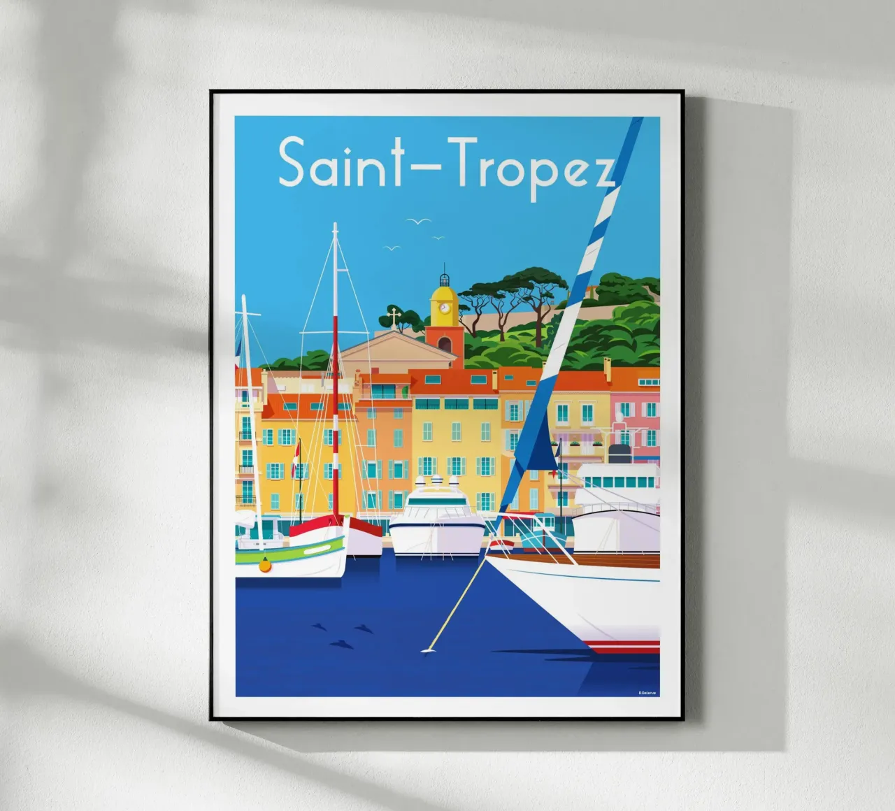 Saint Tropez plexiglass da Raphaël Delerue