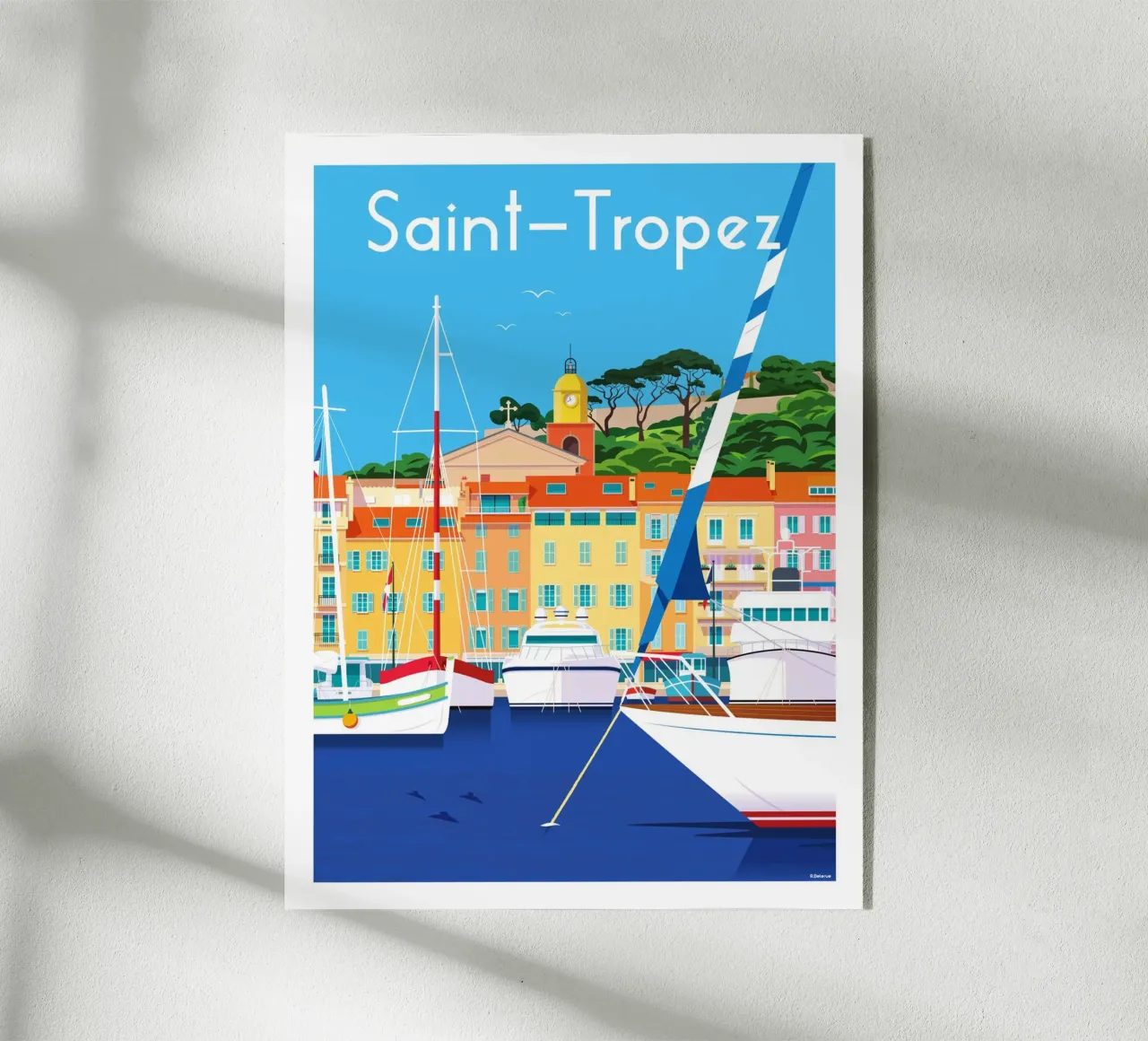 Saint Tropez plexiglass da Raphaël Delerue