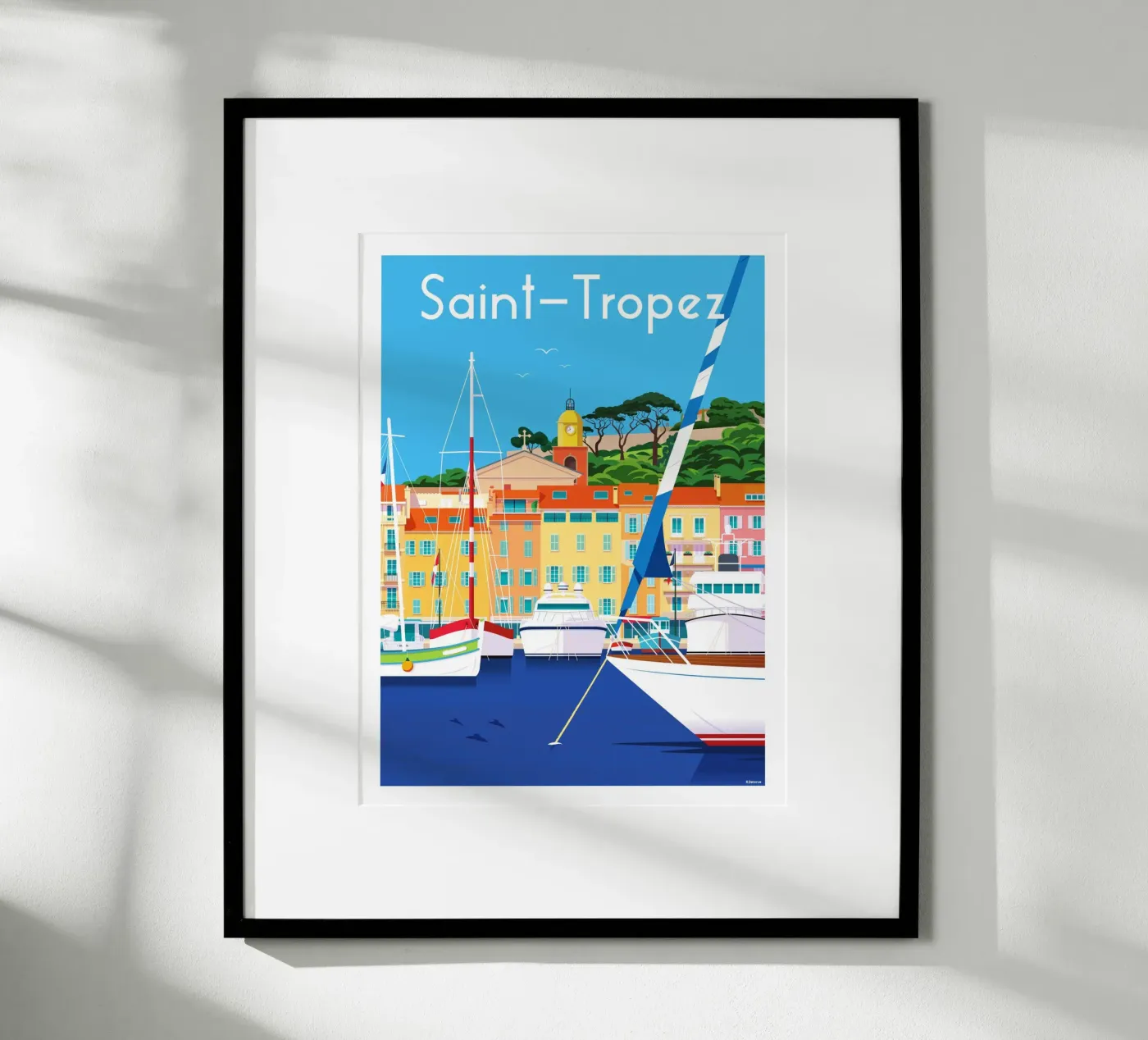 Saint Tropez poster da Raphaël Delerue