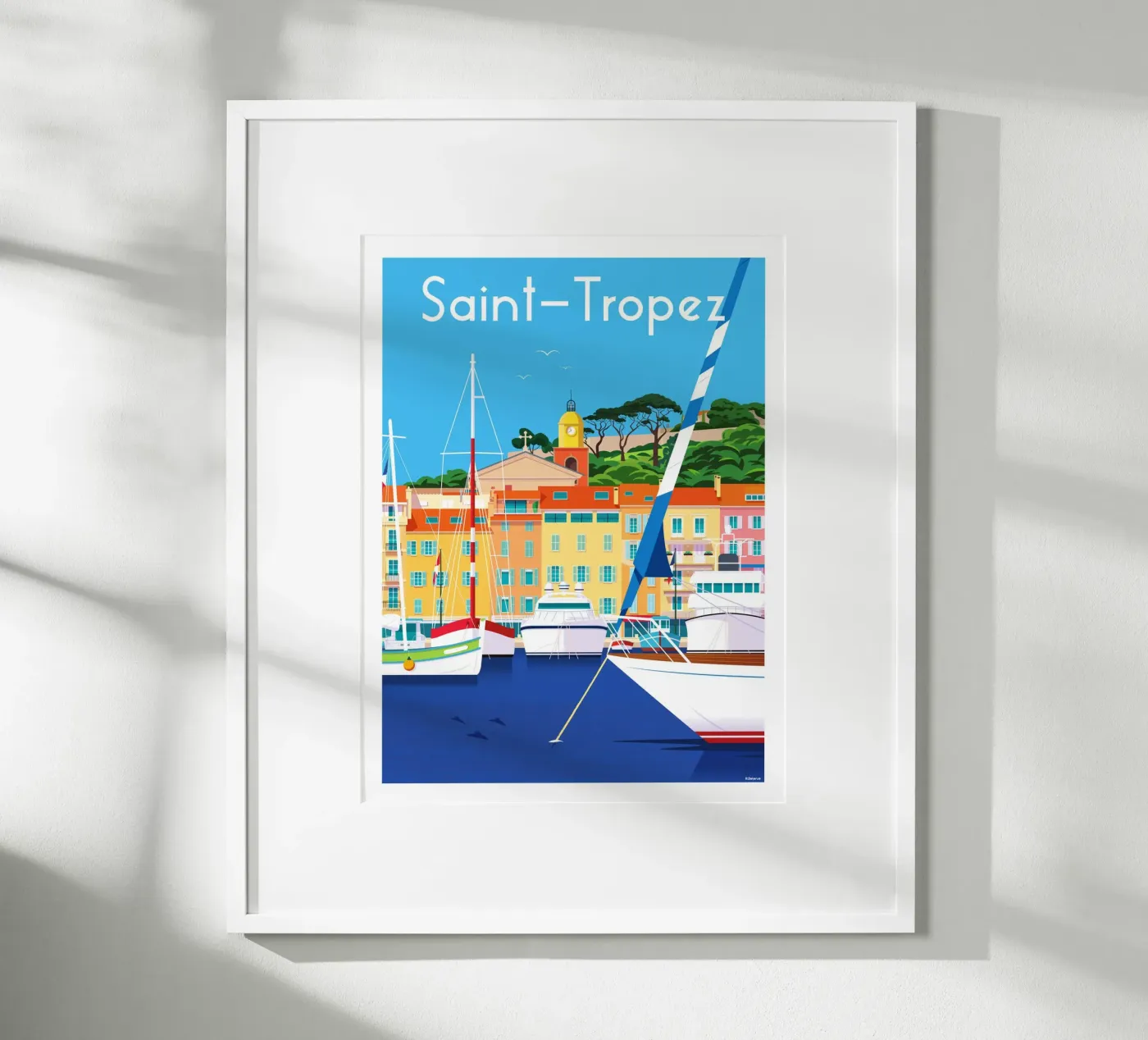 Saint Tropez poster da Raphaël Delerue