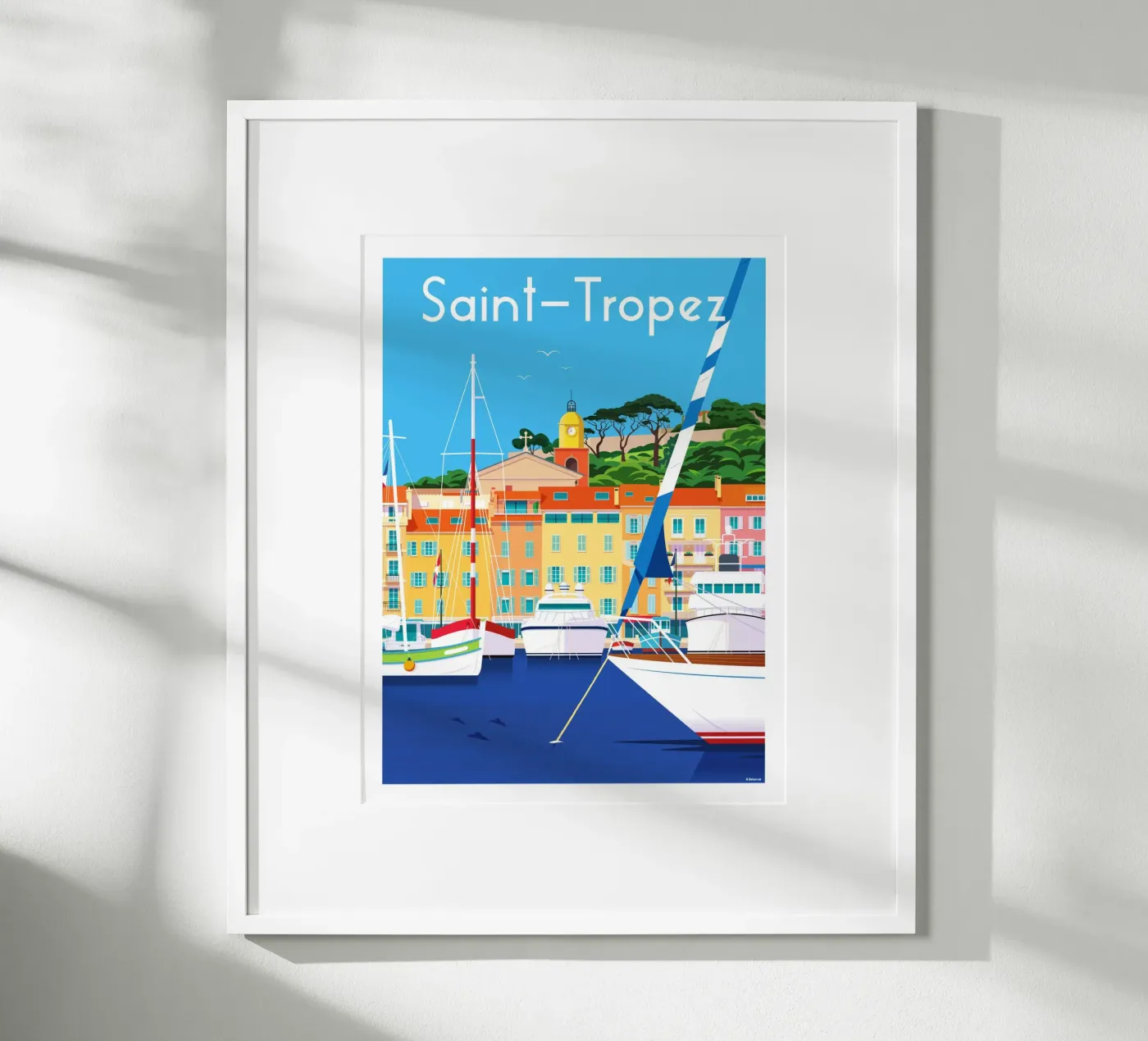 Saint Tropez poster da Raphaël Delerue