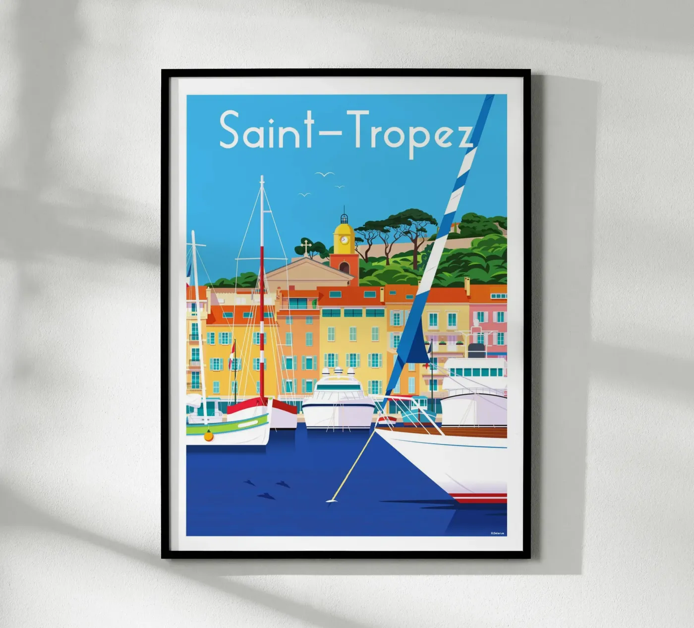 Saint Tropez poster da Raphaël Delerue