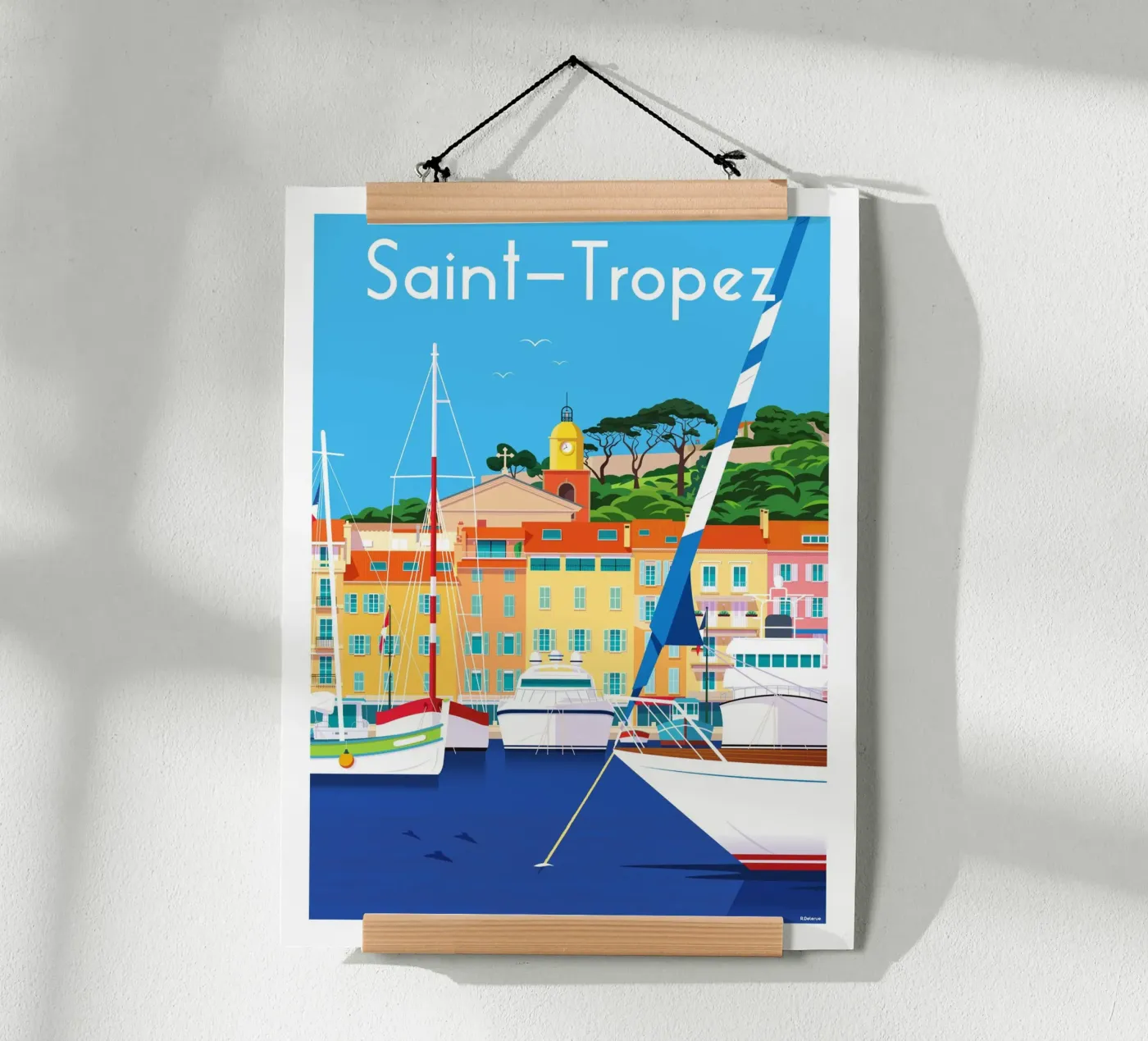 Saint Tropez poster da Raphaël Delerue