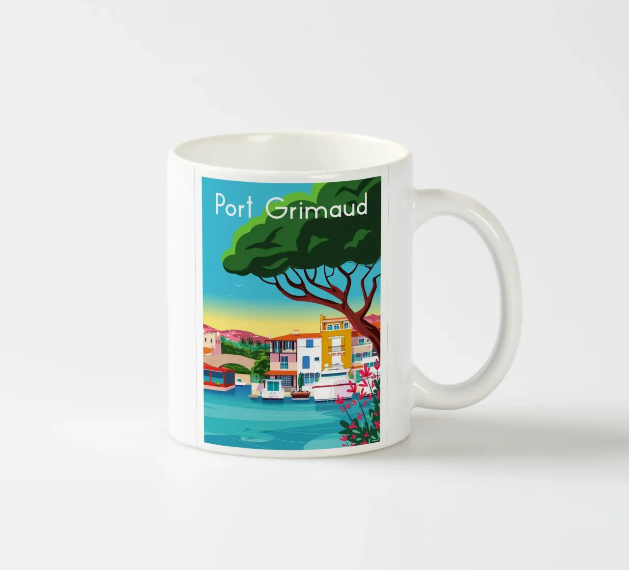 Porto Grimaud tazza in ceramica da Raphaël Delerue