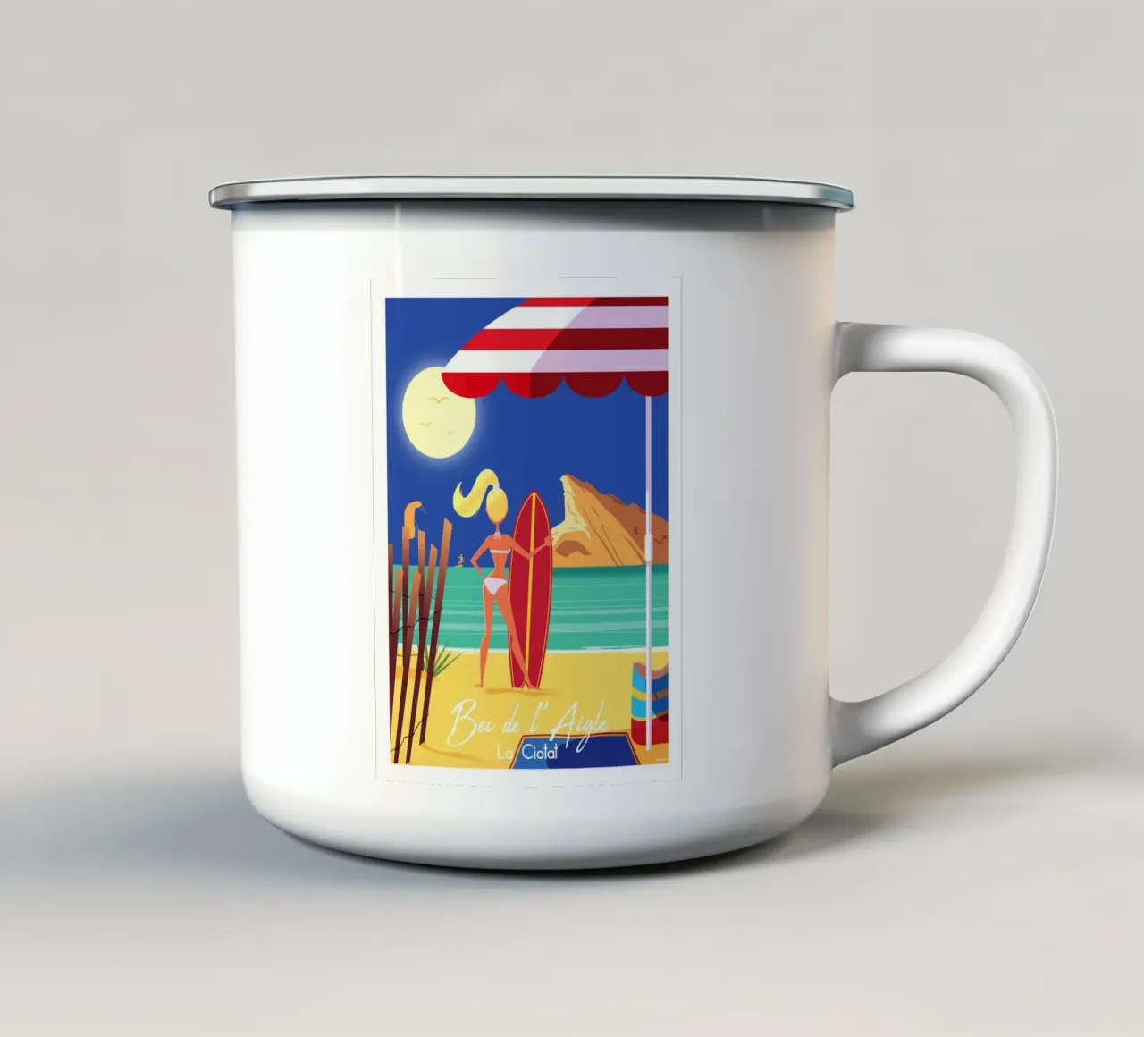 La Ciotat tazza in smalto da Raphaël Delerue