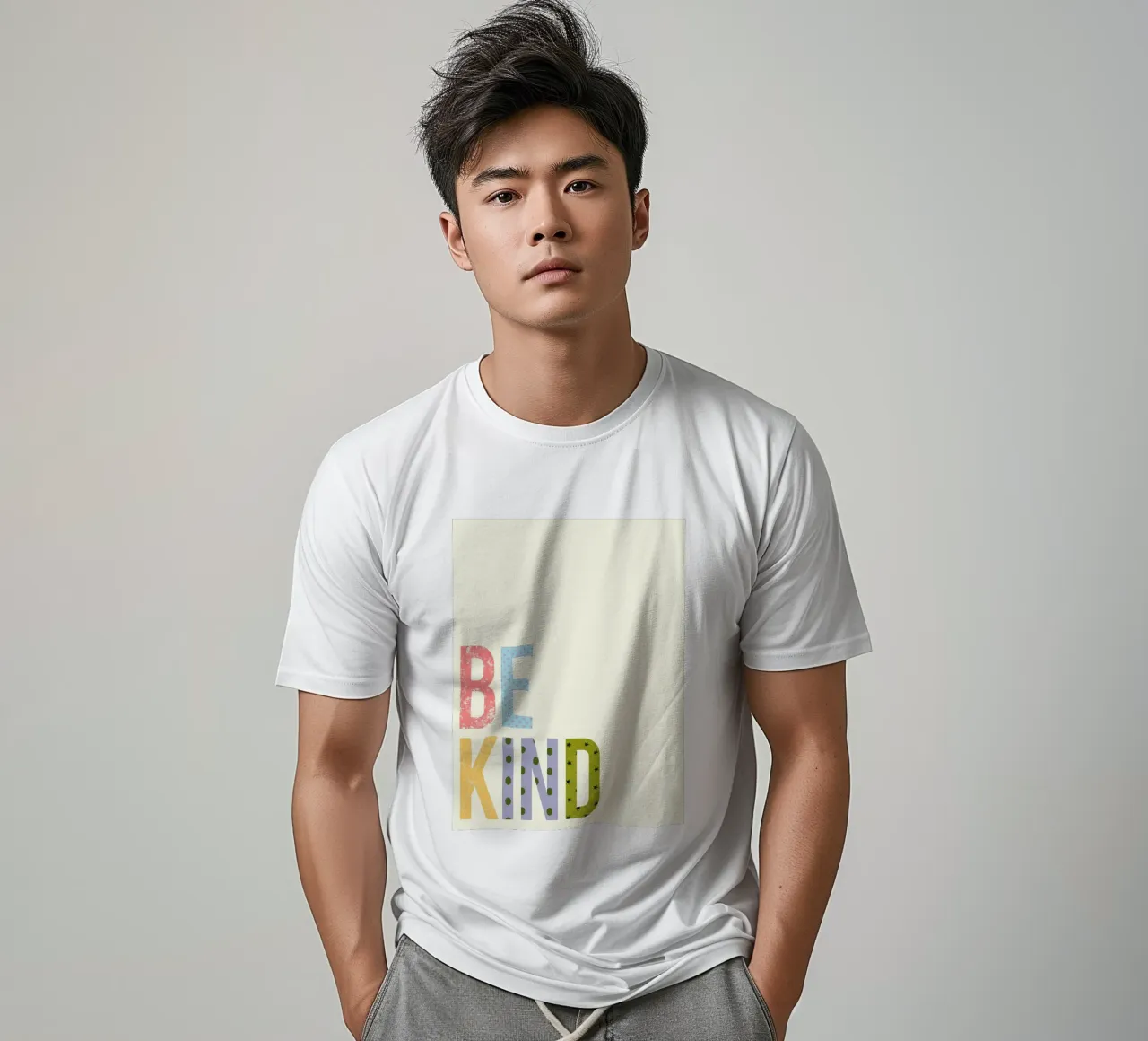 Be Kind – Minimal Positive t-shirt da Attaboy Dsgn
