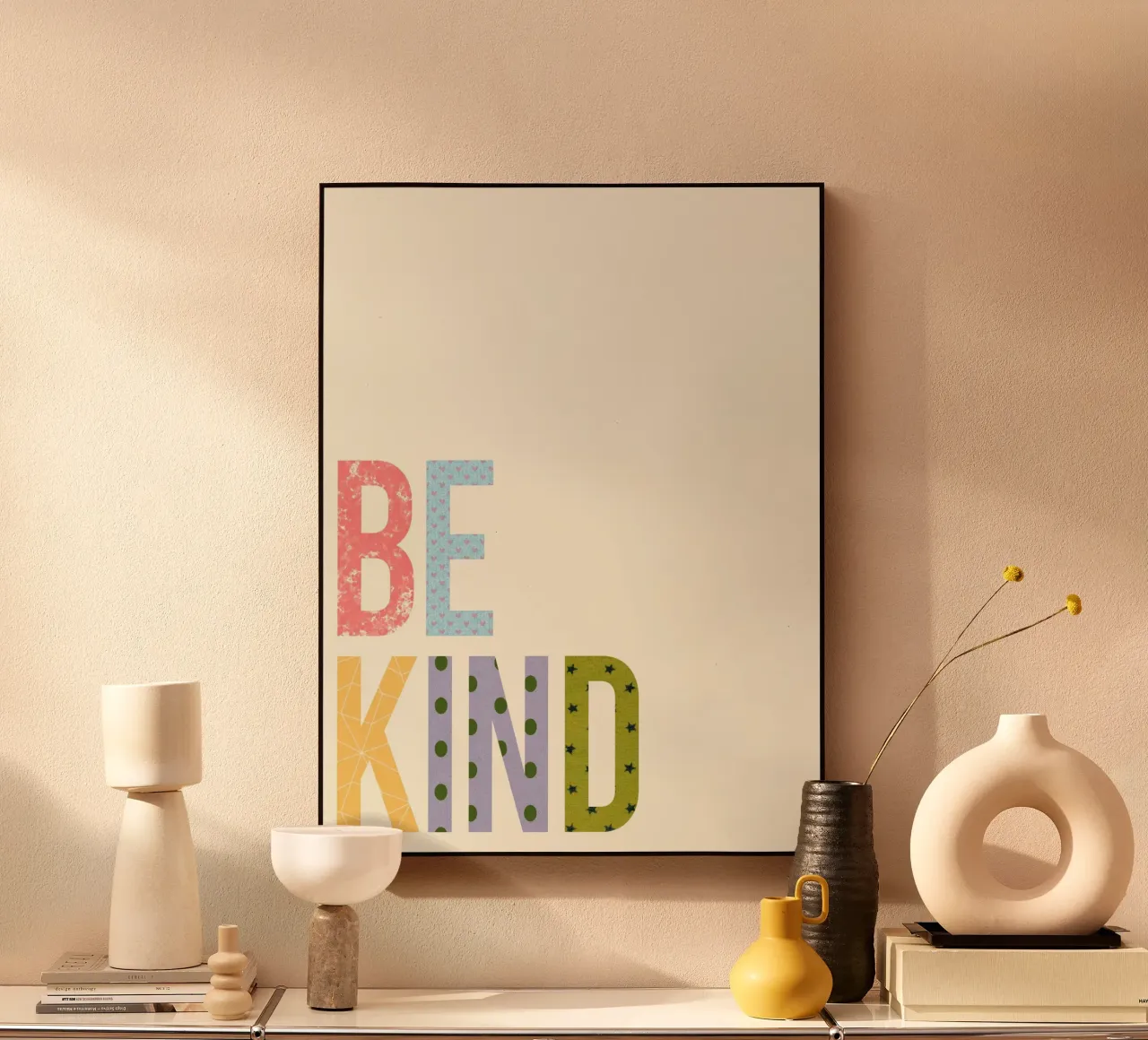 Be Kind – Minimal Positive alluminio dibond da Attaboy Dsgn