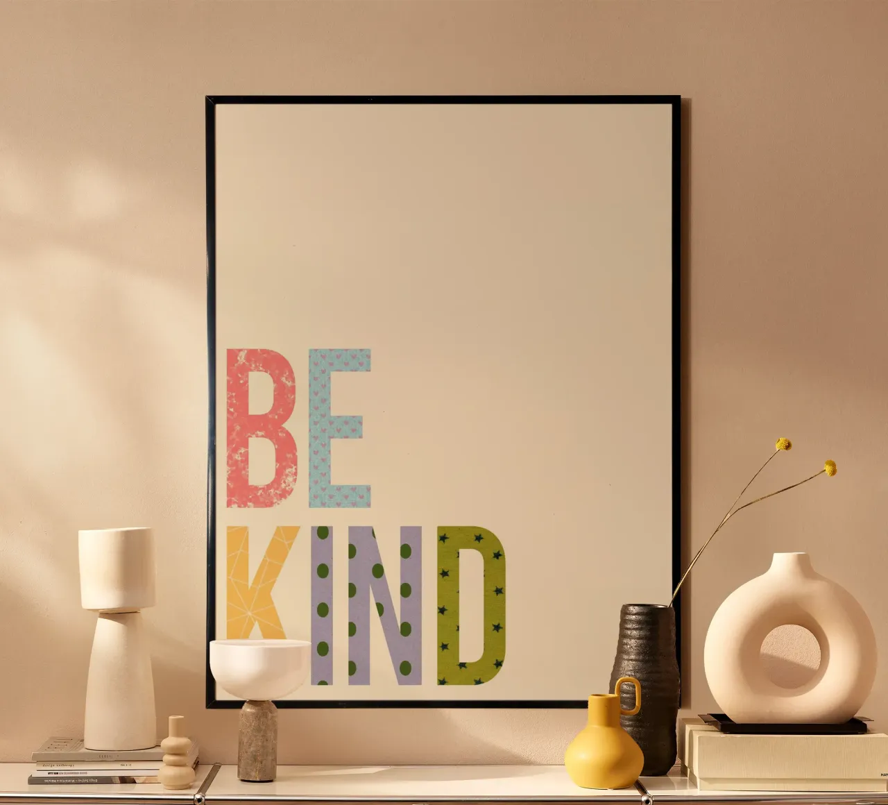 Be Kind – Minimal Positive carta hahnemühle da Attaboy Dsgn