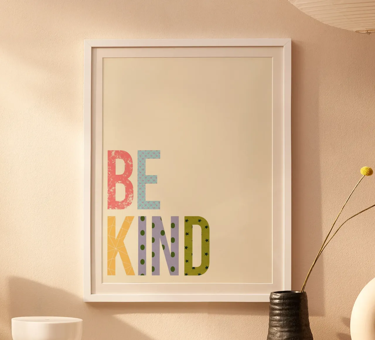 Be Kind – Minimal Positive carta hahnemühle da Attaboy Dsgn