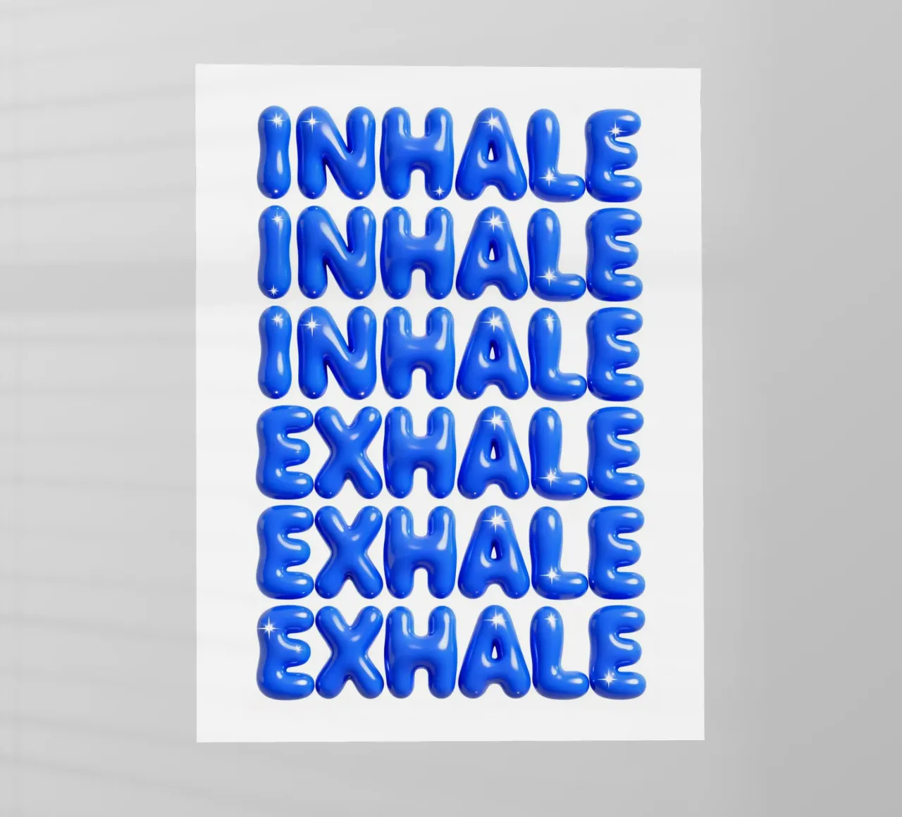 Inhale Exhale pellicola backlit da Attaboy Dsgn