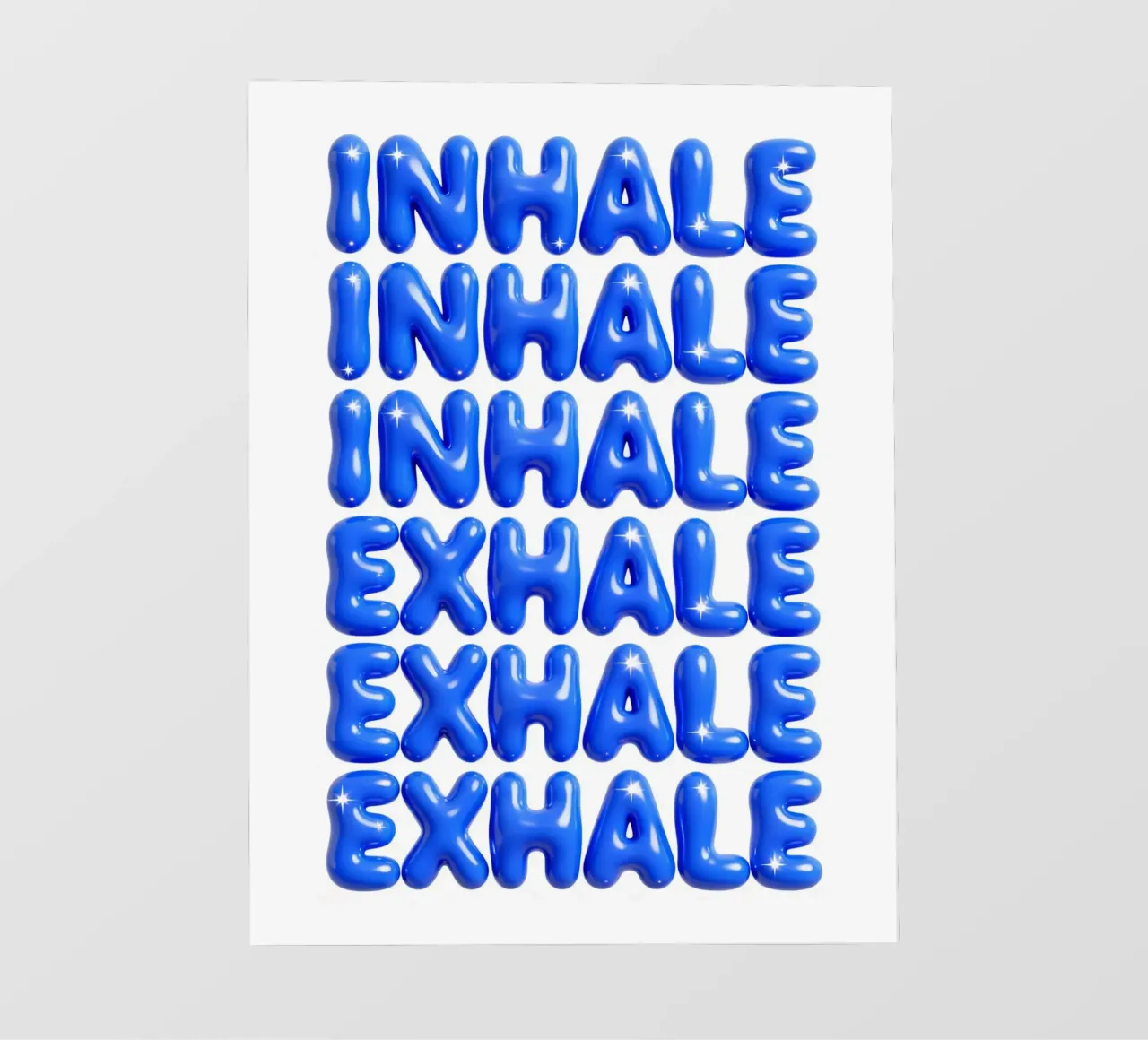 Inhale Exhale pellicola backlit da Attaboy Dsgn