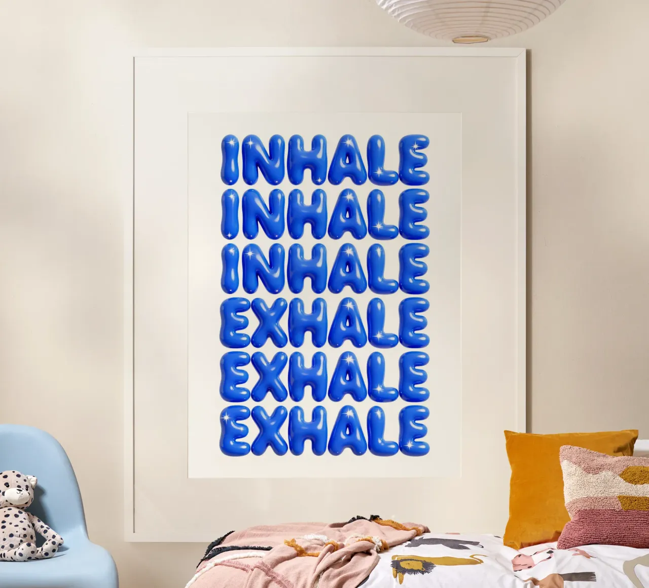Inhale Exhale poster da Attaboy Dsgn