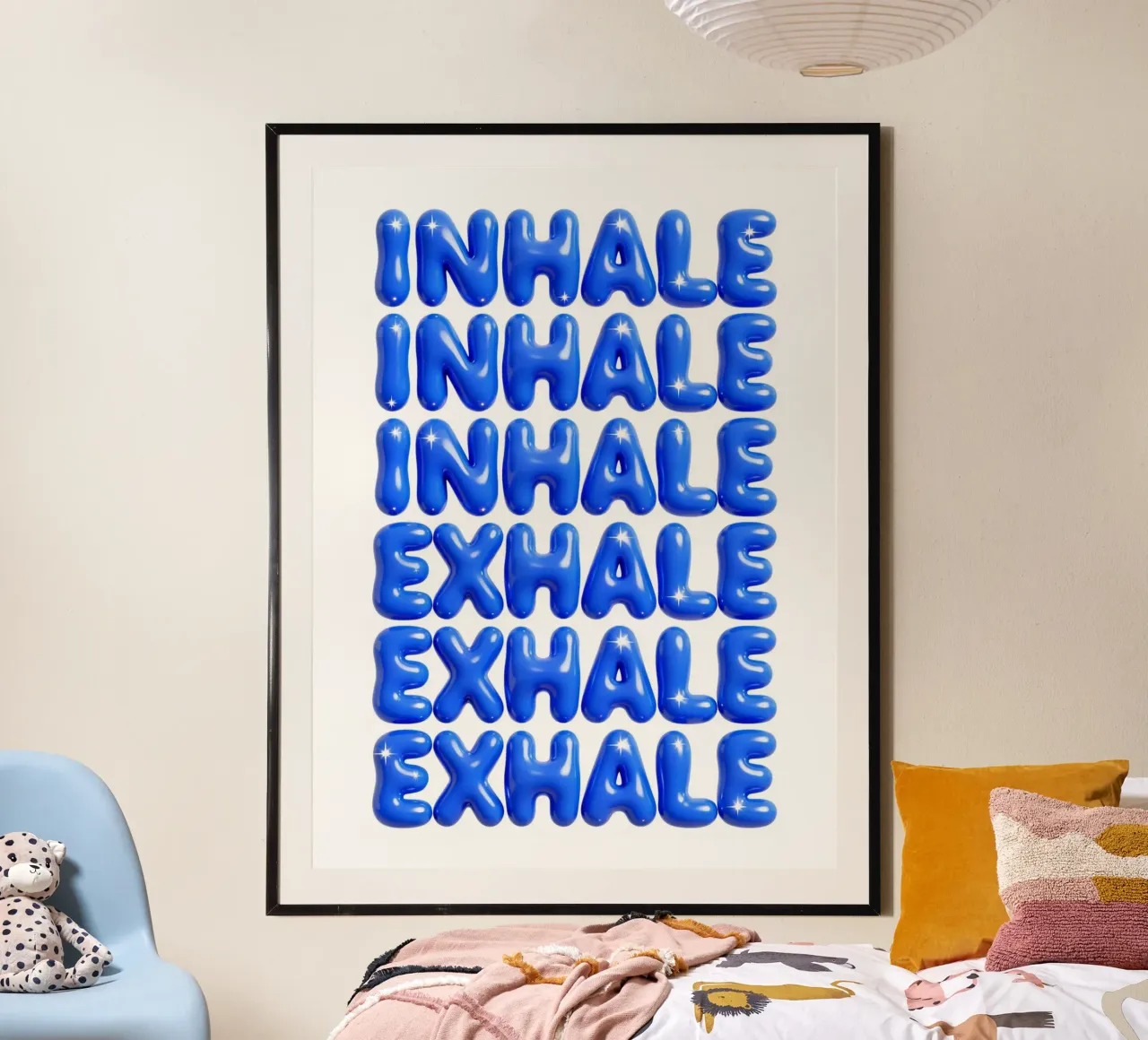 Inhale Exhale poster da Attaboy Dsgn
