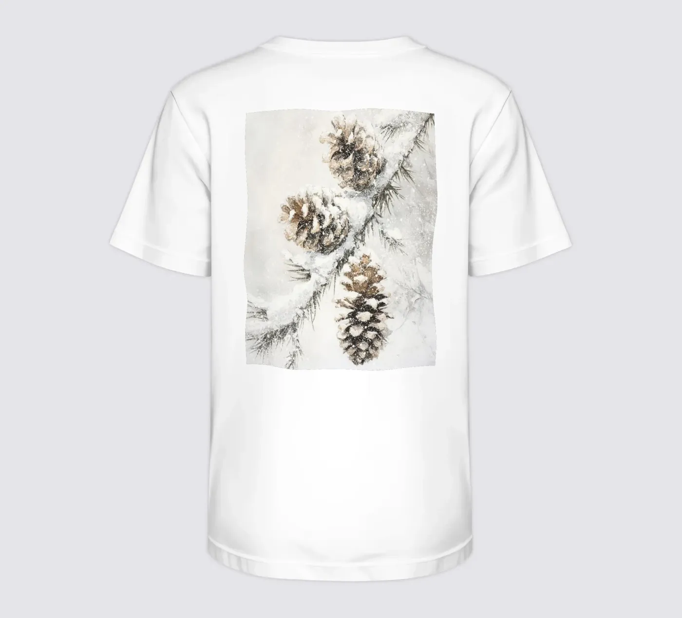 Winter Pine Cones t-shirt bambini da treechild