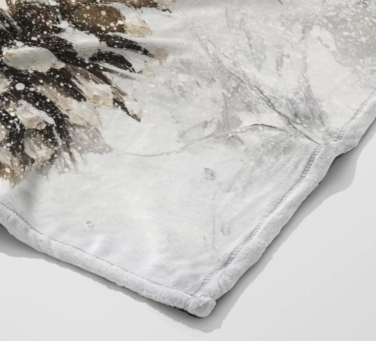 Winter Pine Cones fleecedeken van treechild