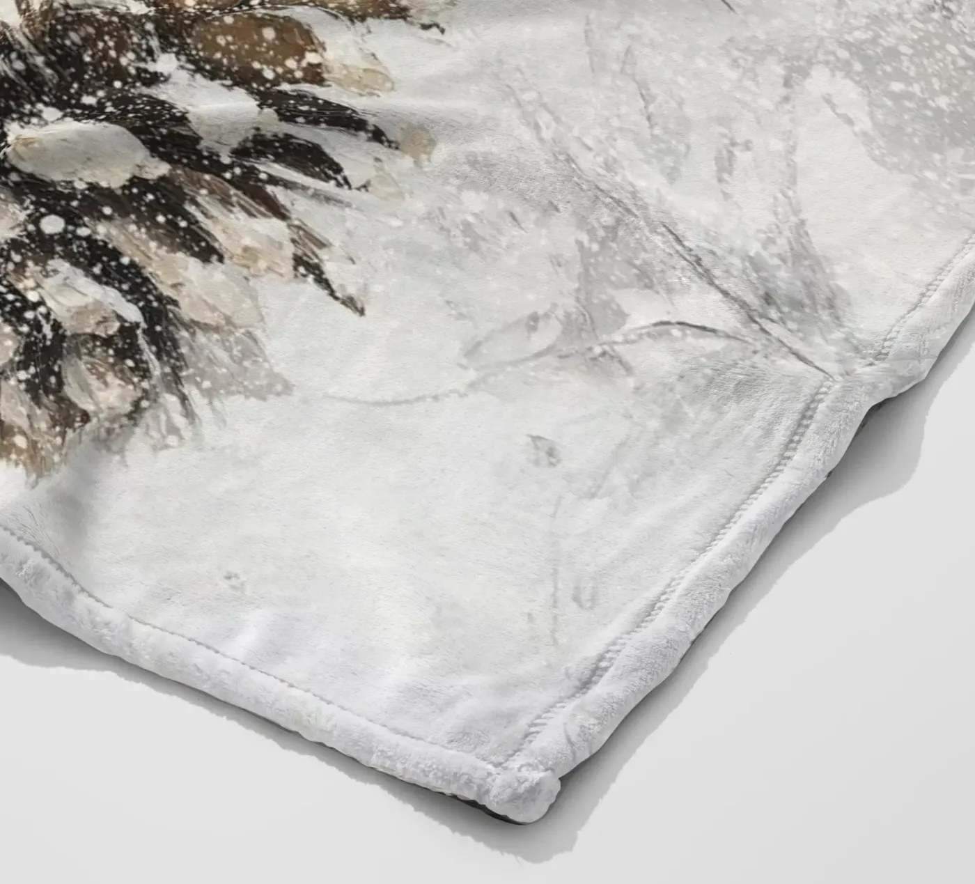 Winter Pine Cones fleecedeken van treechild