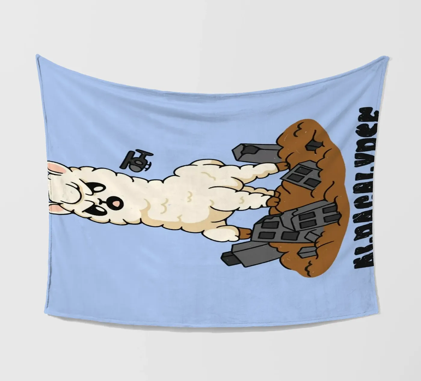 Alpacalypse Fleecedecke von Loobs