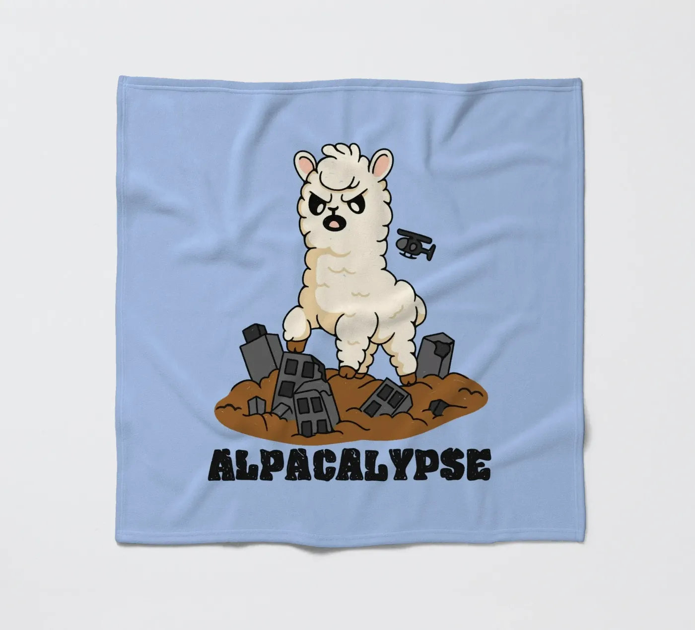 Alpacalypse Fleecedecke von Loobs