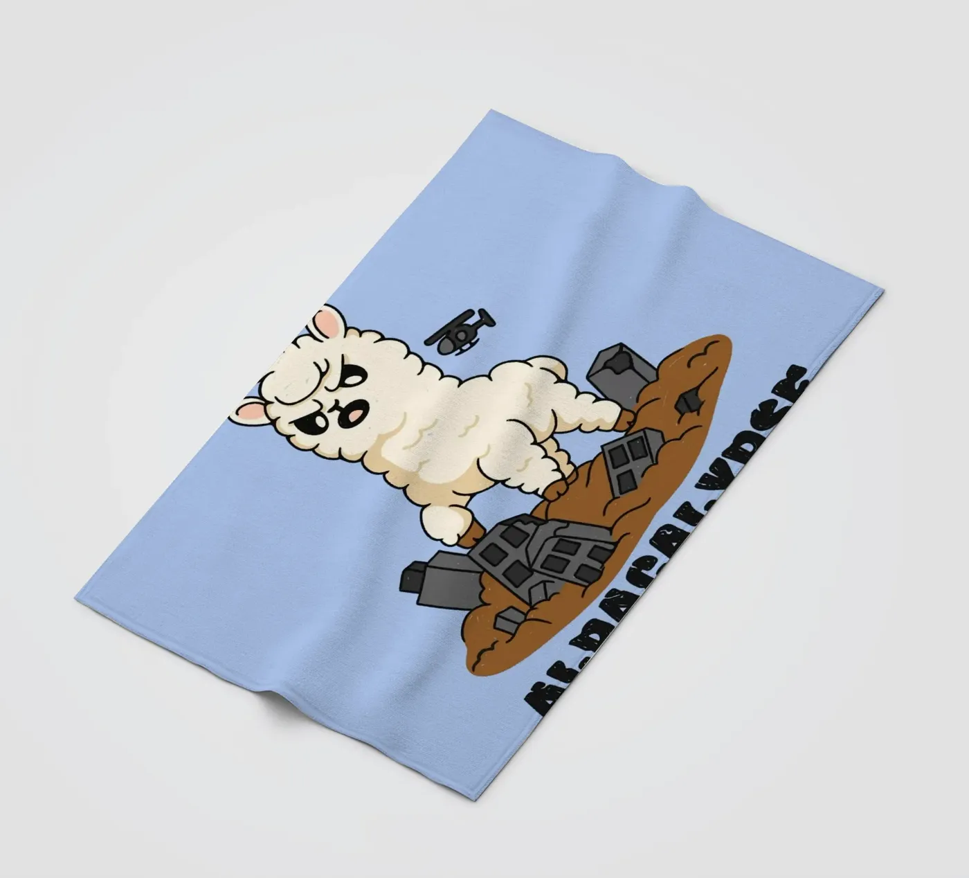 Alpacalypse Fleecedecke von Loobs